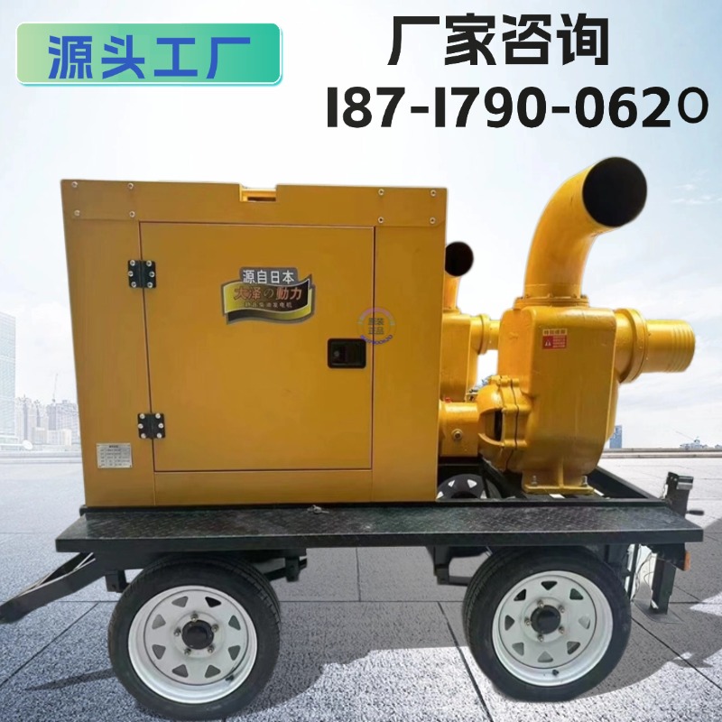 大泽动力市政排涝抗洪200方500方800方1000立方柴油自吸水泵车