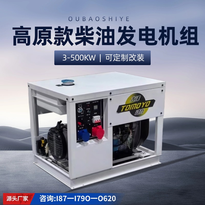 高原高寒4000米用10000W柴油发电机组 大泽动力TO14000RZ