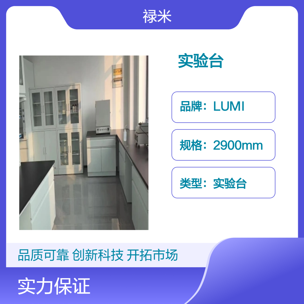 LUMI 全钢结构实验台 美观大方承重性能优越低噪