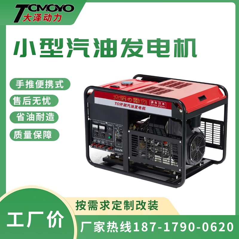 大泽动力11KW 千瓦汽油发电机 双缸 单三相220V380V