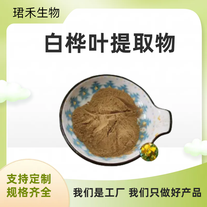 白桦叶提取物 水提喷雾干燥工艺 桦木叶浸膏 多规格可定制