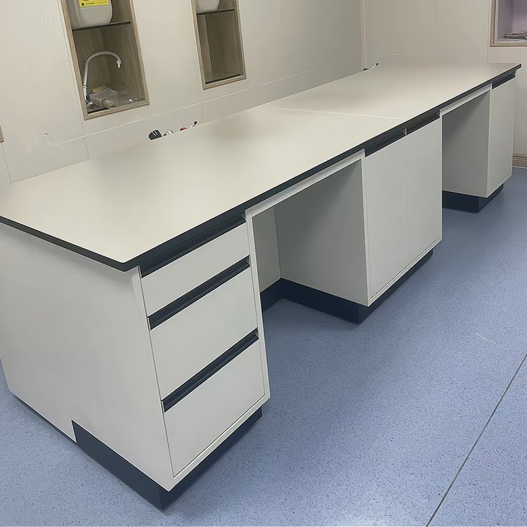 LUMI 全钢仪器台实验室家具 防腐耐高温耐酸碱实验台