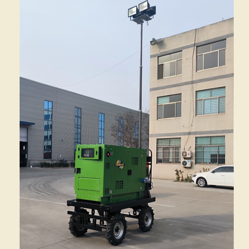 柴油发电机移动照明灯塔升降照明工作灯应急抢险施工多角度照明
