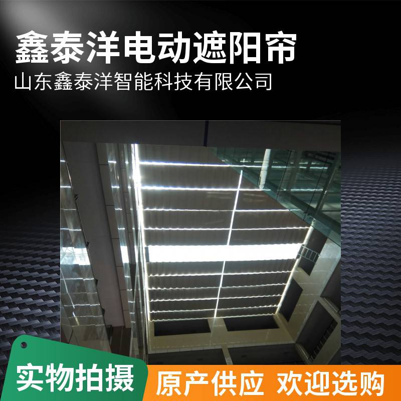 鑫泰洋遮阳厂家 商场天棚帘 办公楼采光顶遮阳帘 支持定制