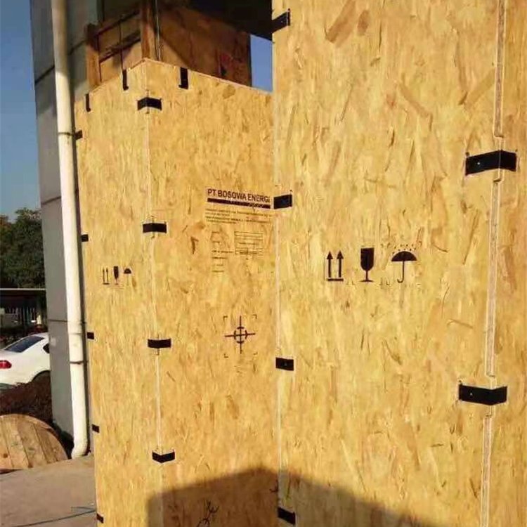 包装箱制作 可印刷可拆卸实木箱 刨花板木箱定制