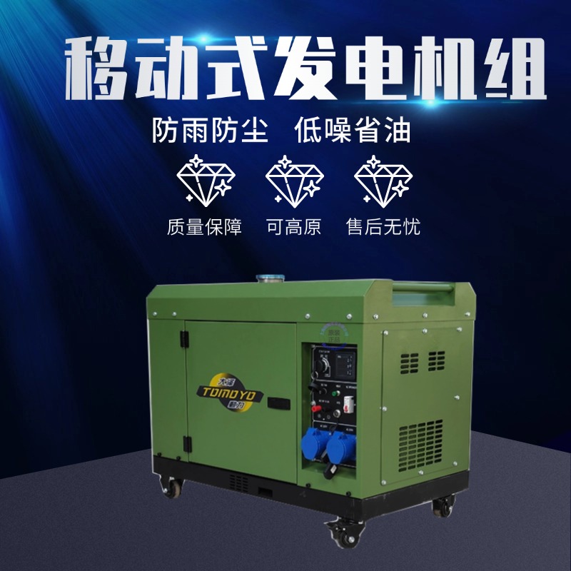 电启动 220V柴油发电机组 大泽动力厂家直供 全自动 远程遥控启停 耐造