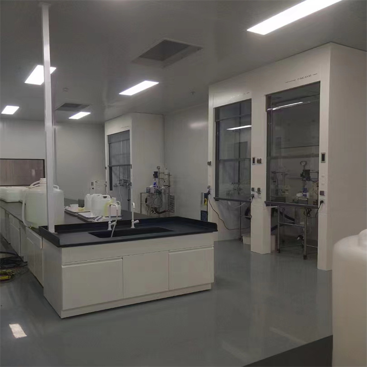 LUMI 化验室操作台 理化生实验桌全钢中央实验台
