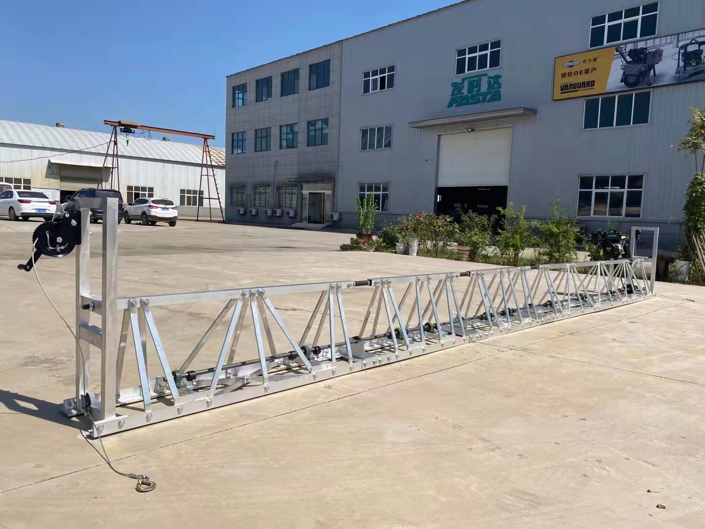 乐建机械 混凝土整平机 框架式路面 振动梁道路 水泥路面