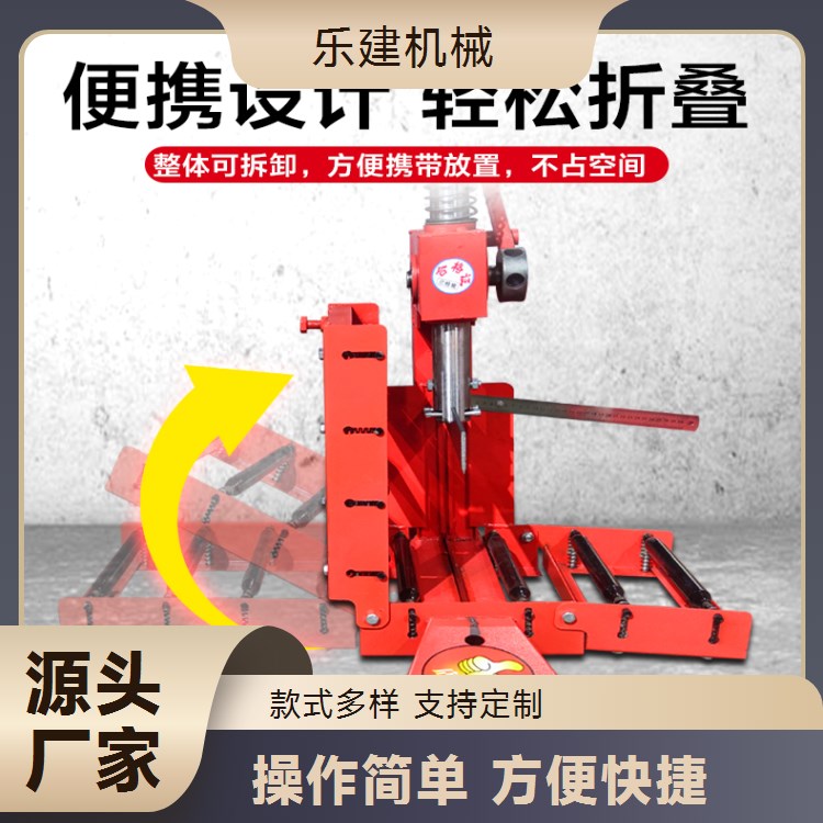 乐建 全自动切砖机 泡沫砖切割机 工地加气块砖手动切砖设备