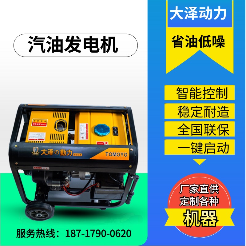 送货上门 大泽动力13KW汽油发电机 参数及型号 工地 省油 耐造