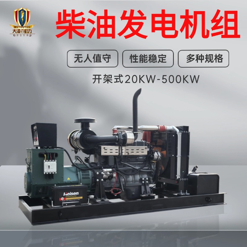 大泽动力柴油发电机 厂 家 等功率220V380V 单三相电压 应急备用 定制