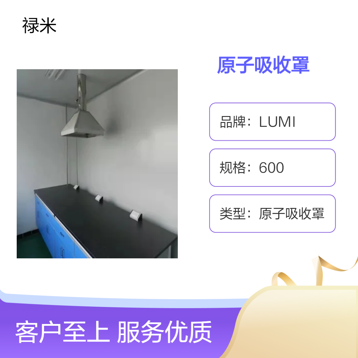 LUMI 原子吸收罩 实验室工程一站式环保耐用可定制