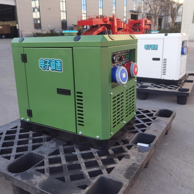 车载配套7KW变频柴油发电机 5KW8KW 电子调速单三相220V380低温启动