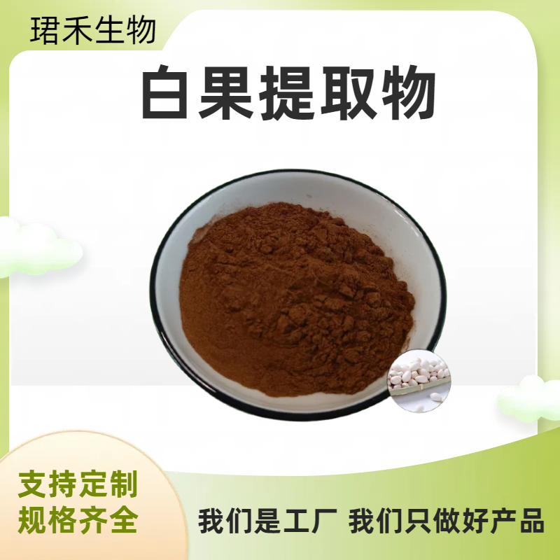 银杏果提取物 水溶性白果粉 食品级原料 流动性好 可定制