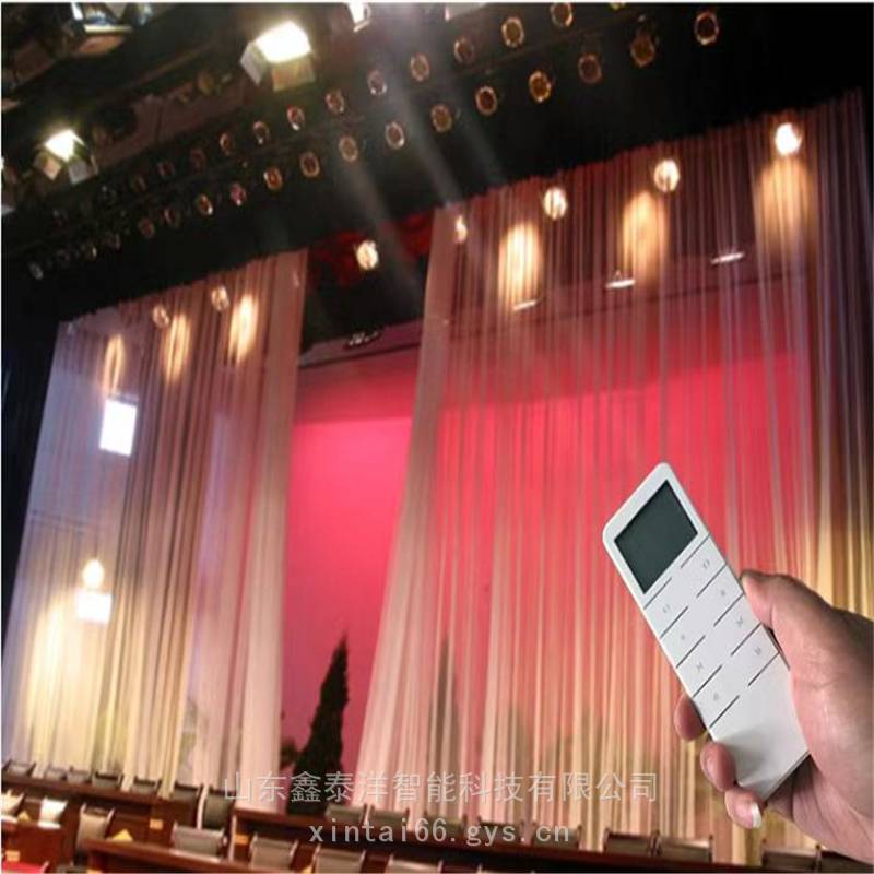 电动幕布 定做 学校礼堂大幕 机关单位大型舞台幕布 鑫泰洋厂家