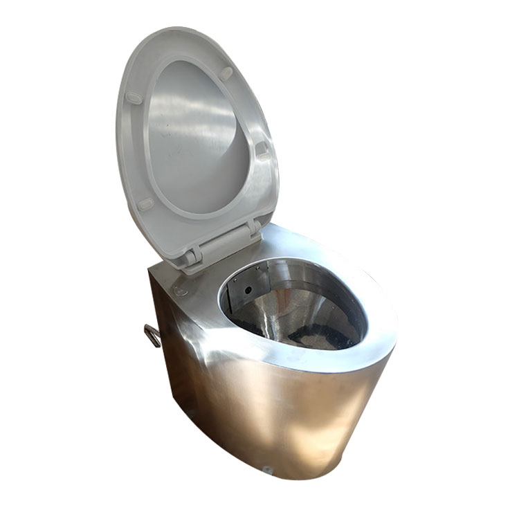 普森 不锈钢发泡坐便器 泡沫封堵便池 厕具 适用于公共卫生间