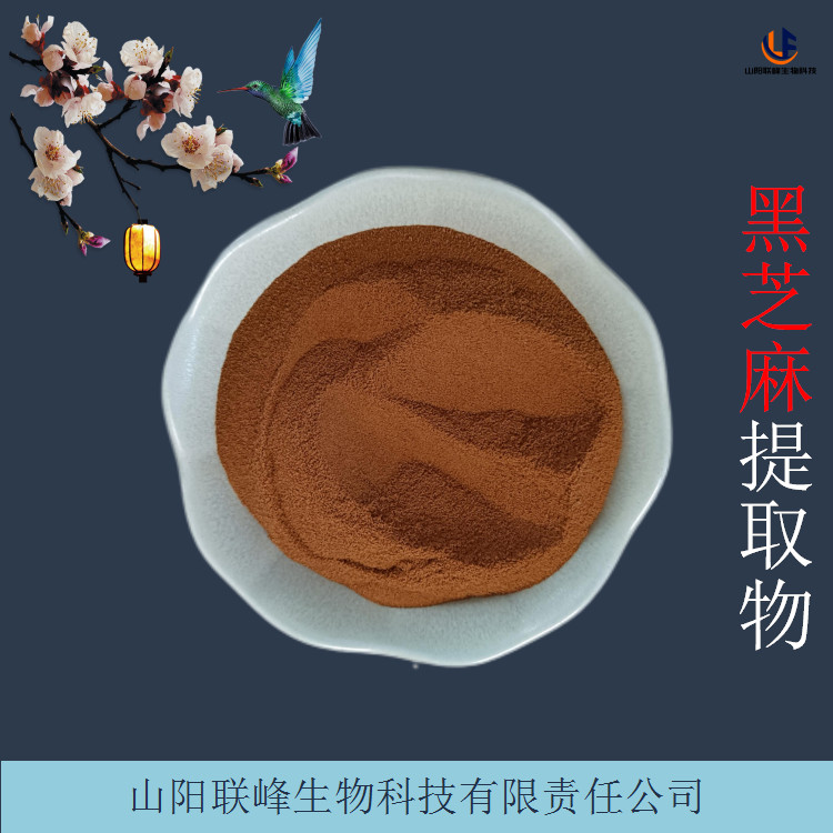 黑芝麻粉 10:1黑芝麻提取物 含黑芝麻多糖 规格可定制