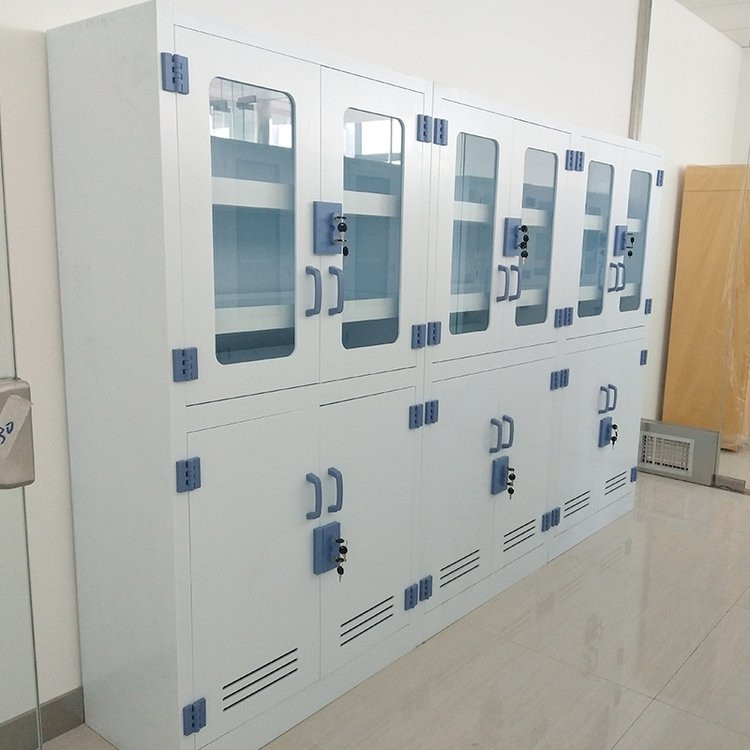 LUMI 学校实验室试剂柜双锁PP药品柜器皿柜 耐酸碱