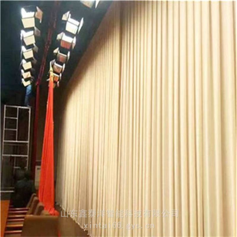 定做舞台幕布 宴会厅电动幕布 按需订购 3-5天左右出货