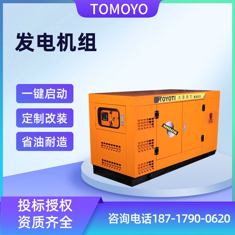 抢修应急工程 大泽动力100KW柴油发电机组 三相四线 400V 200KW 300KW