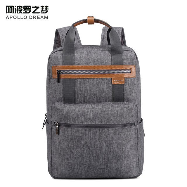 定制简约手提双肩两用休闲商务电脑背包爱自由箱包azy-216073