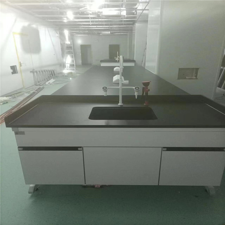 LUMI 防腐理化板台面钢木实验台 坚固耐磨实验家具