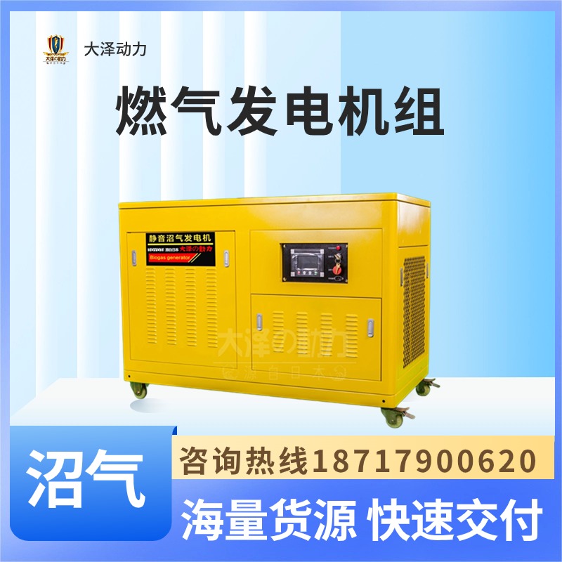出口欧洲品质 15KW 30KW 50KW 75KW 100KW 天然气 沼气燃气 发电机组