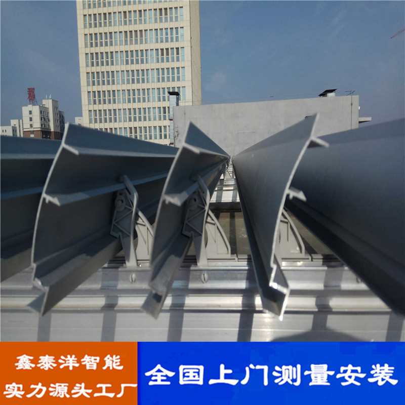 遮阳百叶 阳光房顶电动翻转遮阳百叶帘 户外铝合金百叶厂家