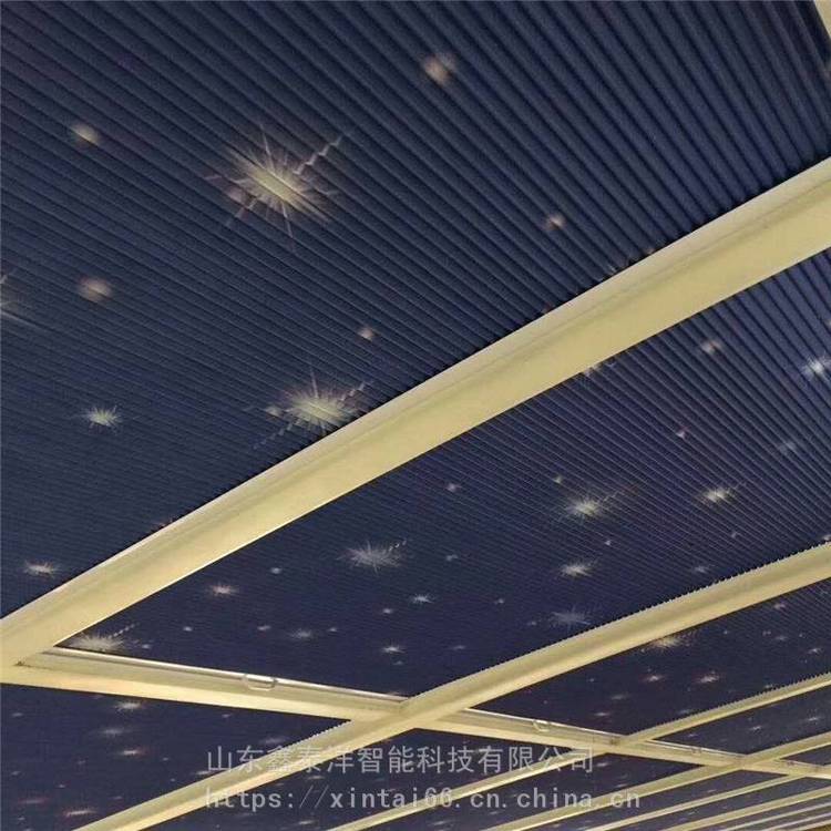 定做楼顶天窗遮阳蜂巢帘 安装阳光房室内隔热防晒天蓬帘
