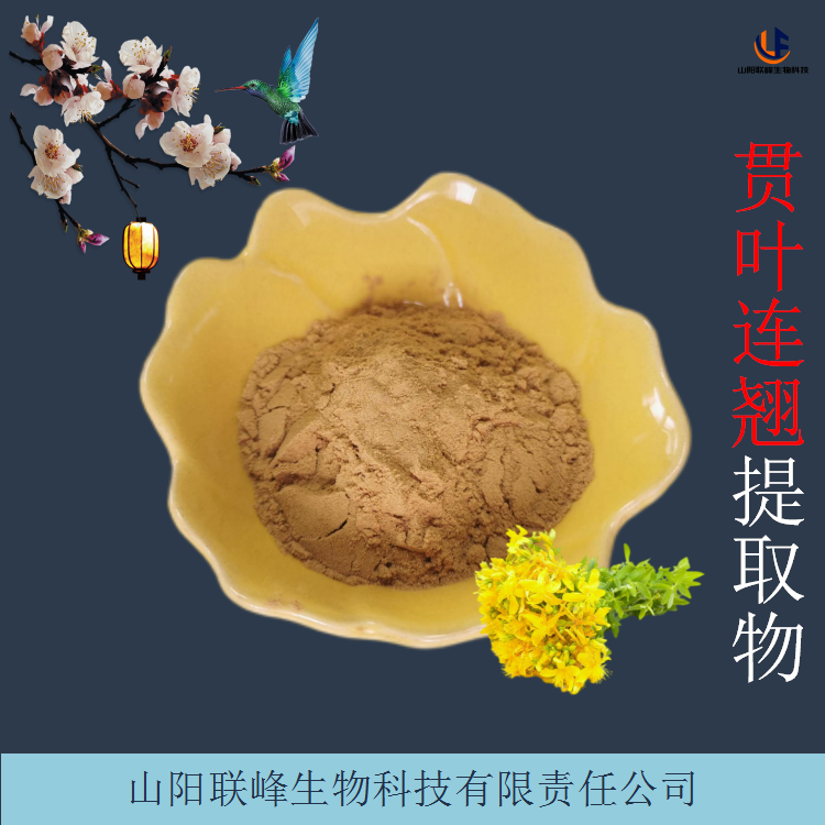 贯叶连翘提取物 含金丝桃素 植物萃取浓缩粉 易溶解