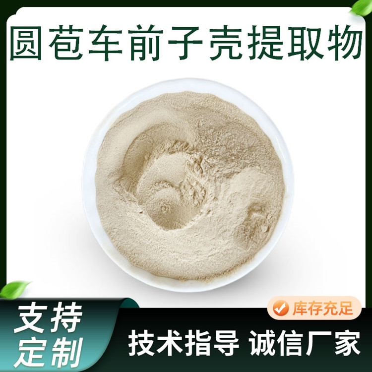 圆苞车前子壳提取物 水溶洋车前子壳粉 植物萃取粉 可定制生产