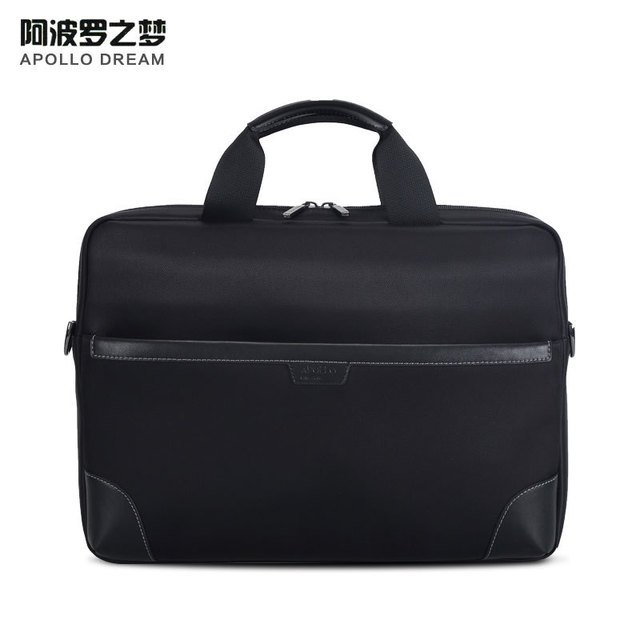 大容量笔记本电脑包单肩斜挎文件袋商务手提公文包定制217042