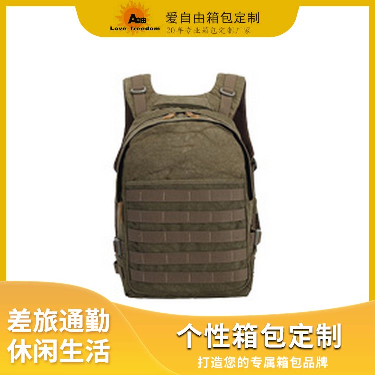 阿波罗之梦 箱包定制批发大容量收纳 梦帆布休闲双肩背包