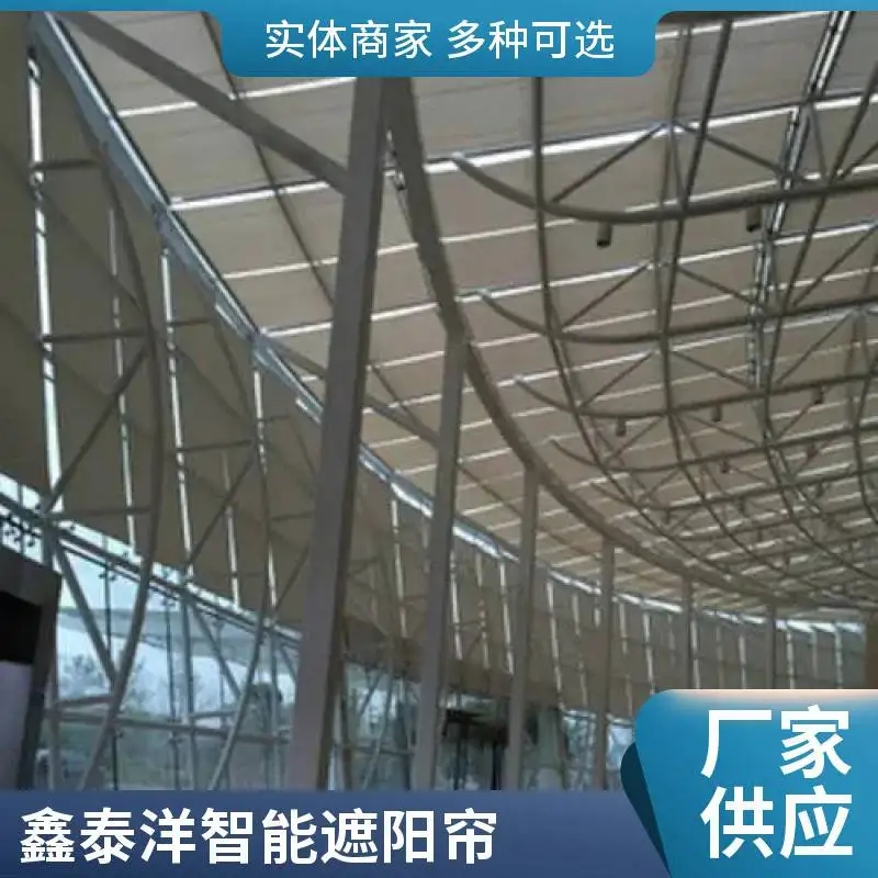 鑫泰洋电动天棚帘 采光顶折叠遮阳帘 源头工厂 充足货源