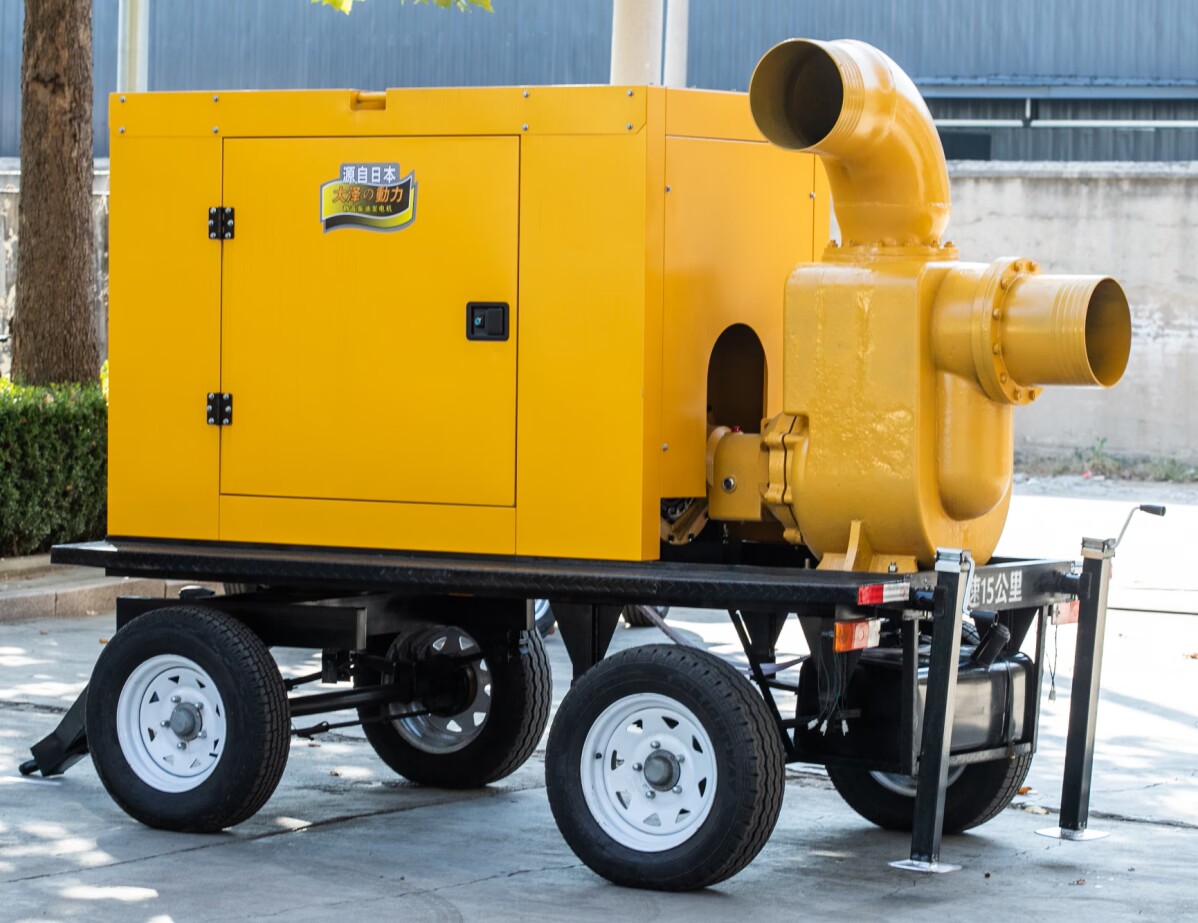 大泽动力200方500立方柴油水泵一体机 耐腐蚀内燃式抽水泵