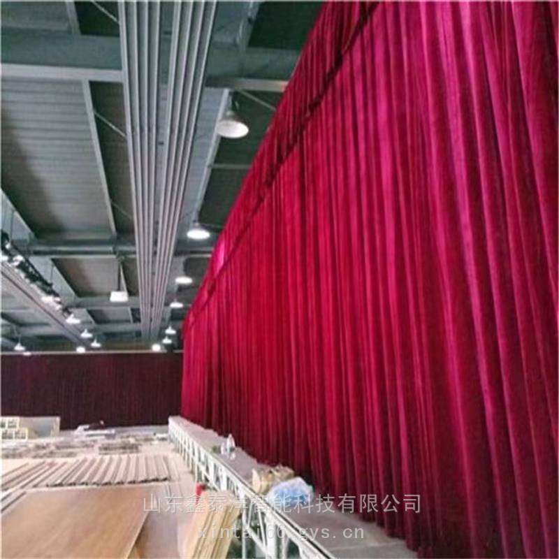 定制舞台幕布 电动幕布 会议室金丝绒背景幕 鑫泰洋厂家