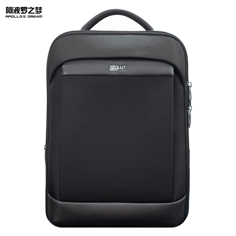 APOLLO'S DREAM阿波罗之梦高端商务双肩包头层牛皮革笔记本电脑包
