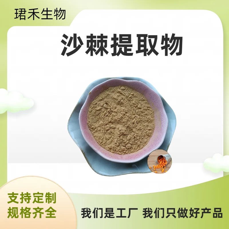 沙棘粉 含沙棘黄酮 异鼠李素 沙棘果粉 固体饮料原料 代餐粉 多规格