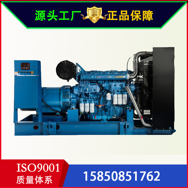 潍柴动力 500kw 柴油发电机组 6M33D633E200 全铜无刷发电机 6缸机 省油