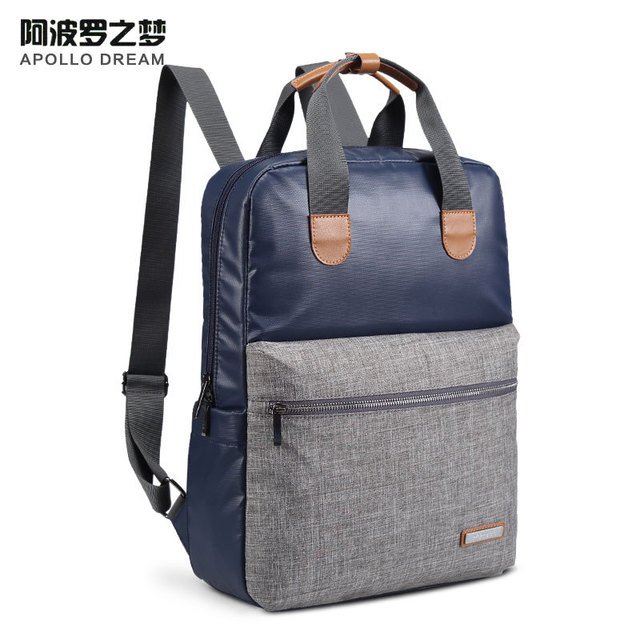 爱自由箱包新款时尚手提双肩两用休闲背包电脑背包书包