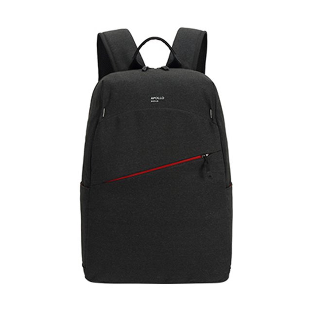 阿波罗之梦时尚潮流休闲商务双肩包防泼水电脑背包黑色 219066