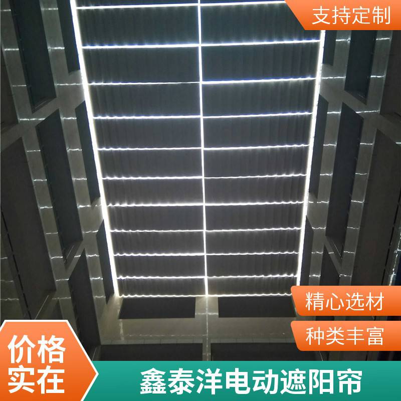 电动天棚帘 阳光房玻璃顶遮阳帘 遮光材质 支持定做 安装厂家 鑫泰洋
