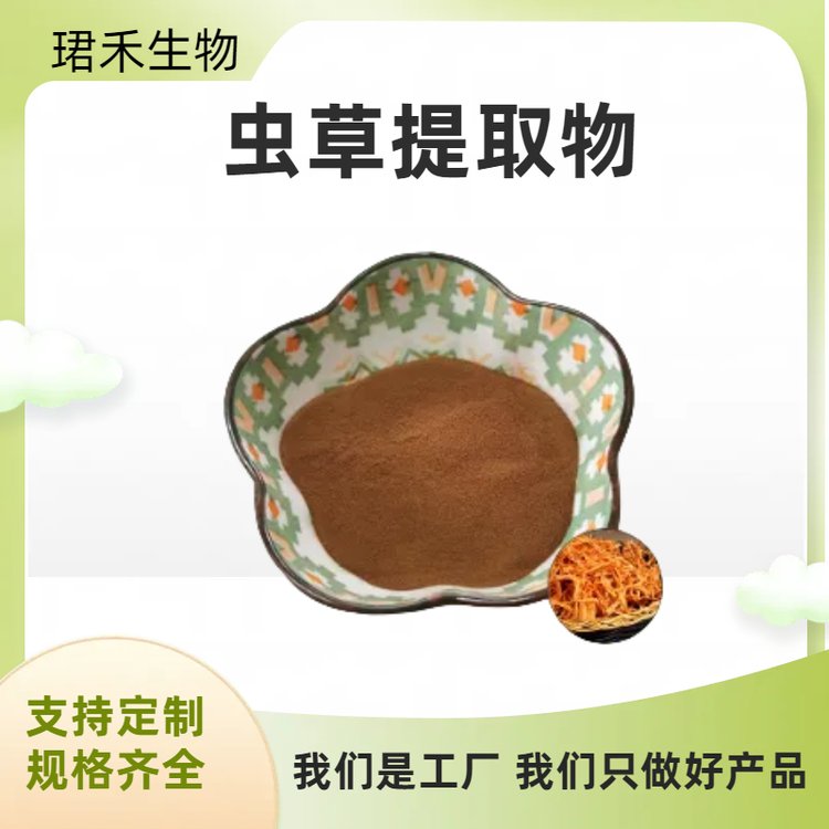虫草提取物 虫草素 虫草花浓缩粉 固体饮料压片糖果原料 可定制规