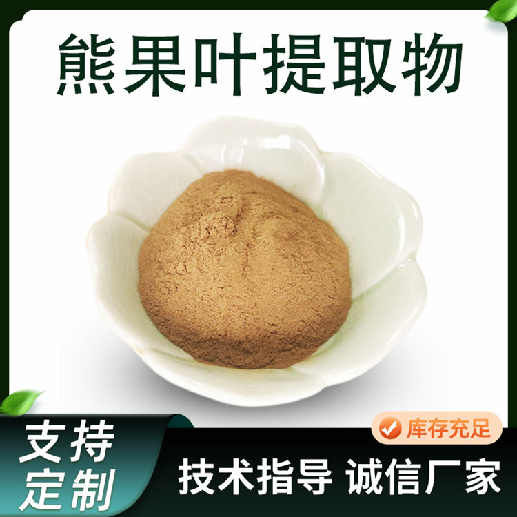 熊果叶提取物 浓缩越橘叶 水溶粉 10:1比例萃取 新资源 食品原料 供应厂